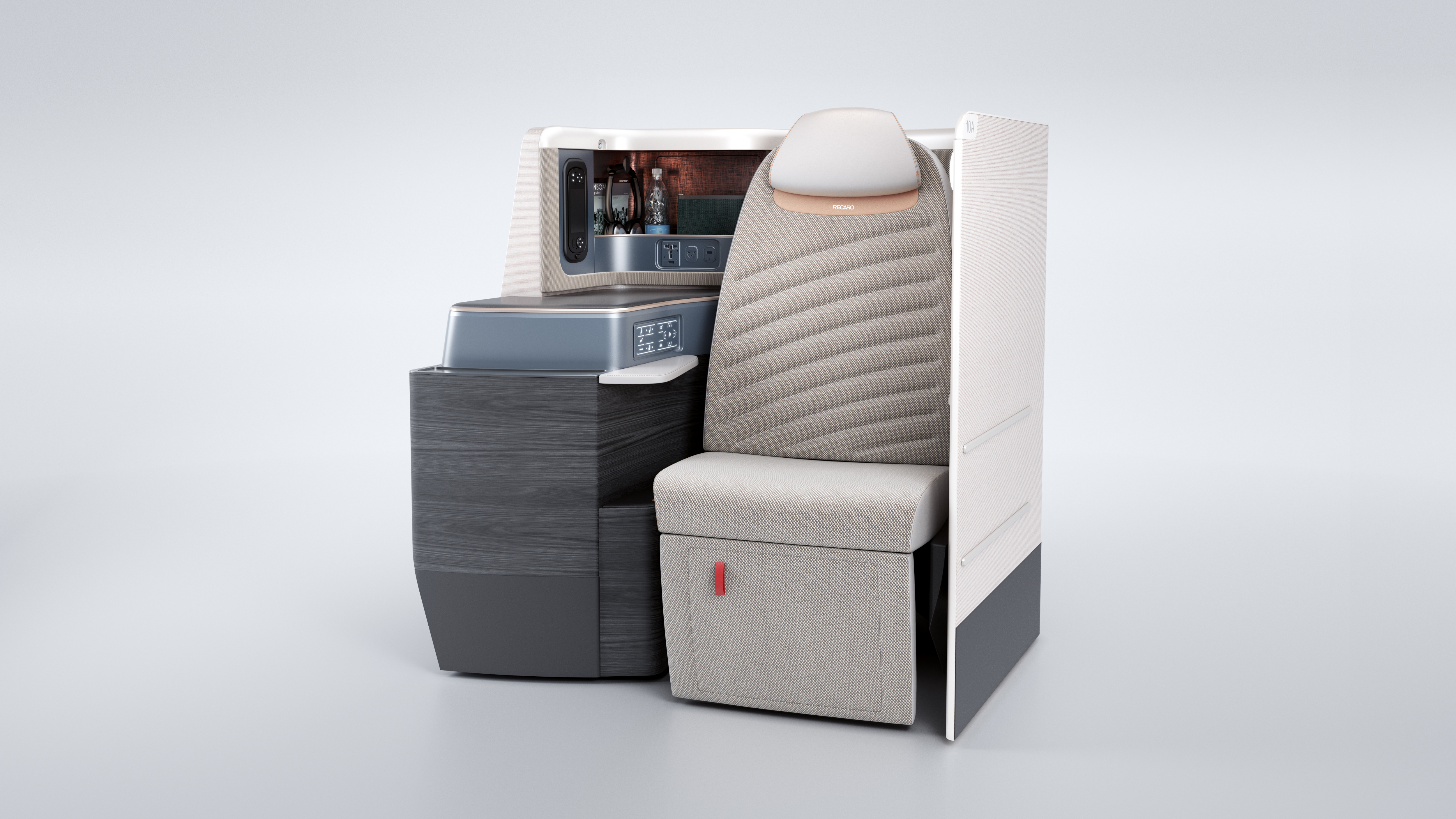 business class seat shell & auxiliaries